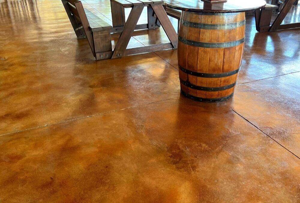 concrete staining service