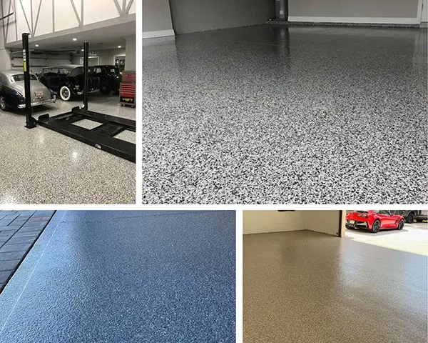epoxy floor coatings collage