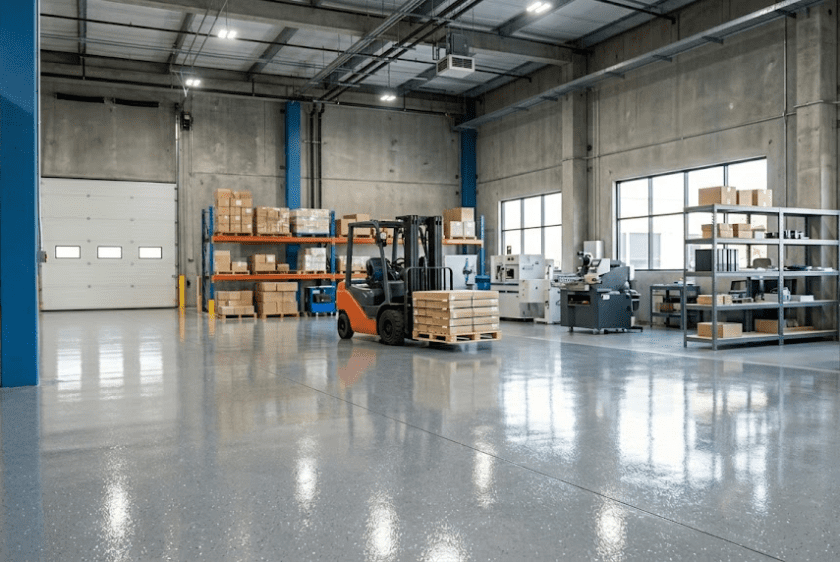 Commercial epoxy flooring